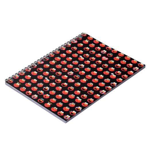 Elmo Emoji Pattern Notitieboek (Linkerzijde)