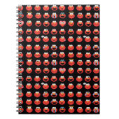 Elmo Emoji Pattern Notitieboek (Voorkant)