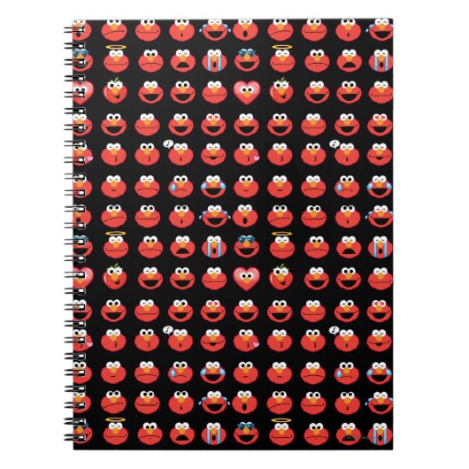 Elmo Emoji Pattern Notitieboek (Voorkant)
