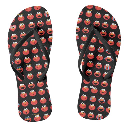 Elmo Emoji Pattern Teenslippers (Voetbed)