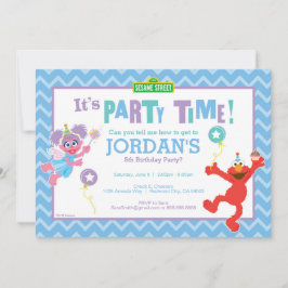 Elmo en Abby Verjaardag Kaart