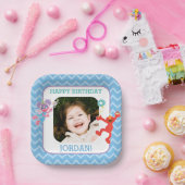 Elmo en Abby Verjaardag Papieren Bordje (Feest)