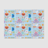 Elmo en Abby Verjaardag Tissuepapier (Voorkant)