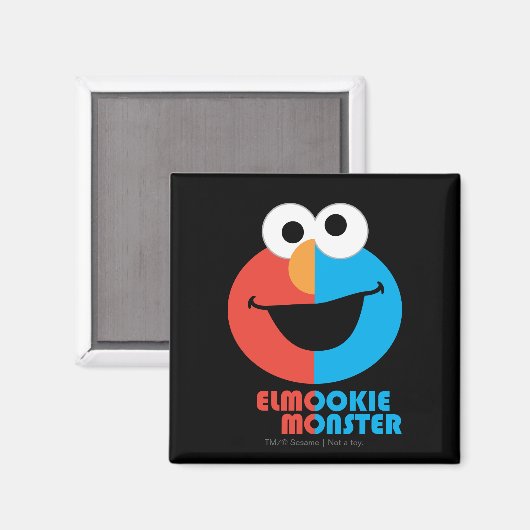 Elmo en Cookie Half Face Magneet (Voorkant / Achterkant)
