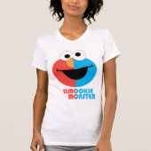 Elmo en Cookie Half Face T-shirt (Voorkant)