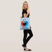 Elmo en Cookie Half Face Tote Bag (Op model)