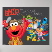 Elmo en de Sesamband Poster (Voorkant)