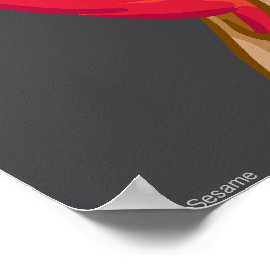 Elmo en de Sesamband Poster (Hoek)