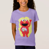 Elmo en Dorothy Sesame Street Karakter Kunst T-shirt (Voorkant)