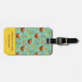 Elmo en Goldfish Pattern Bagagelabel (Voorkant horizontaal)