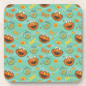 Elmo en Goldfish Pattern Bier Onderzetter (Voorkant)