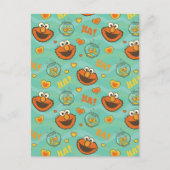 Elmo en Goldfish Pattern Briefkaart (Voorkant)