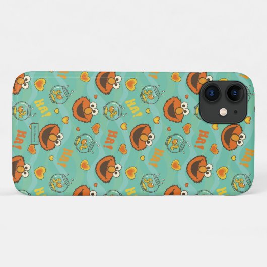 Elmo en Goldfish Pattern Case-Mate iPhone Case (Achterkant (horizontaal))