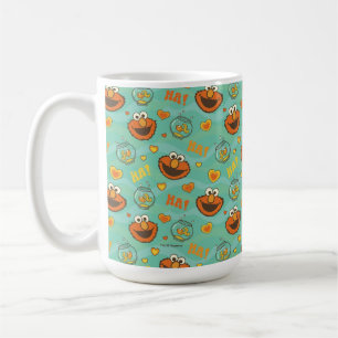 Elmo en Goldfish Pattern Koffiemok