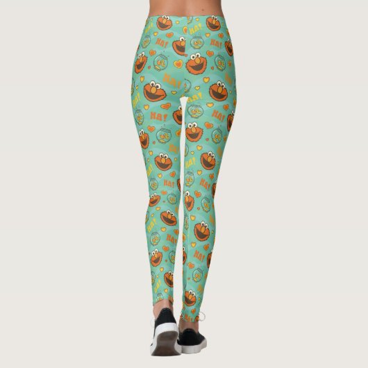 Elmo en Goldfish Pattern Leggings (Achterkant)