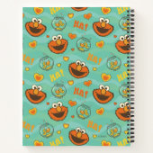 Elmo en Goldfish Pattern Notitieboek (Achterkant)