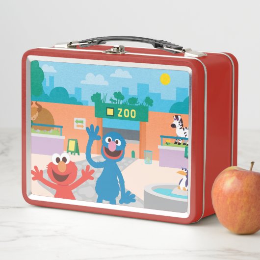 Elmo en Grover | Zoo Scene (In situ)