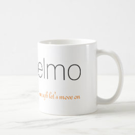 Elmo en Logo Mok | Genoeg Laten we verder gaan