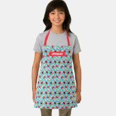 Elmo en Rainbows Pattern Schort (Insitu)