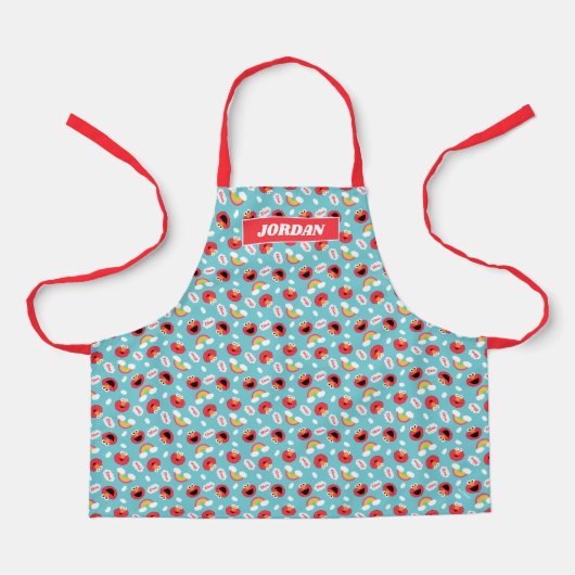 Elmo en Rainbows Pattern Schort (Voorkant)