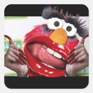 Elmo en Shakira Duet Promo (OG) Vierkante Sticker