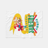 Elmo en Tango | Furry Friends Forever Fleece Deken (Voorkant (Horizontaal))