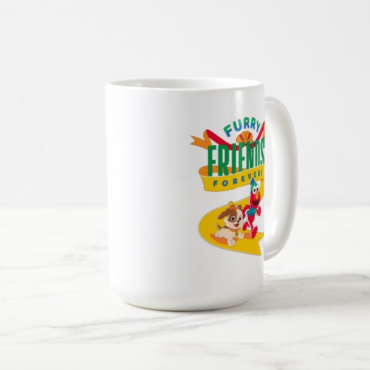 Elmo en Tango | Furry Friends Forever Koffiemok (Voorkant rechts)