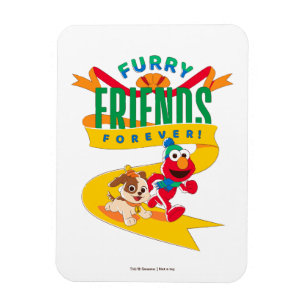 Elmo en Tango Furry Friends Forever Magneet