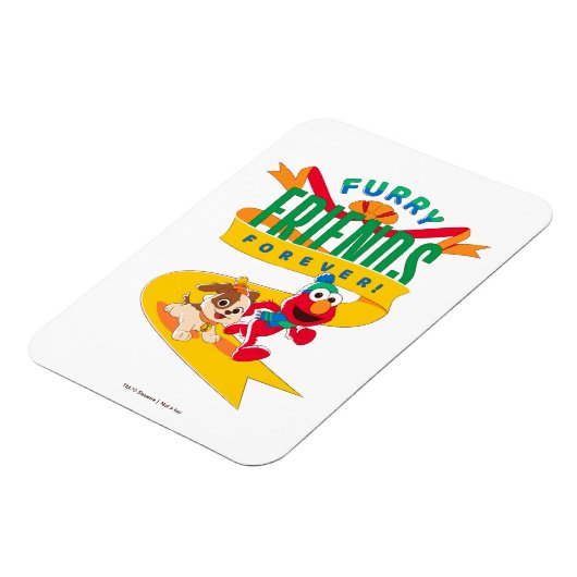 Elmo en Tango | Furry Friends Forever Magneet (Linkerzijde)