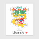 Elmo en Tango | Furry Friends Forever Sticker<br><div class="desc">De Nutcracker Starring Elmo & Tango | Deze zoete afbeelding is Elmo en Tango,  Furry Friends Forever.</div>