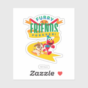 Elmo en Tango Furry Friends Forever Sticker