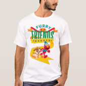 Elmo en Tango | Furry Friends Forever T-shirt (Voorkant)