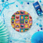 Elmo en vrienden inpakpapier papieren bordje (Feest)