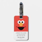 Elmo Face Art Bagagelabel (Achterkant verticaal)
