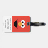 Elmo Face Art Bagagelabel (Achterkant horizontaal)