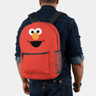 Elmo Face Art Bedrukte Rugzak