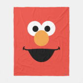 Elmo Face Art Fleece Deken (Voorkant)