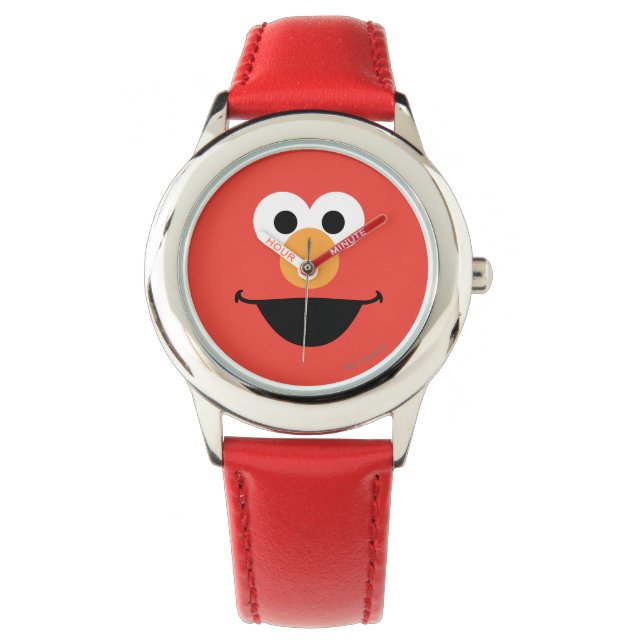 Elmo Face Art Horloge (Voorkant)