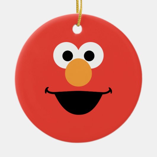 Elmo Face Art Keramisch Ornament (Voorkant)
