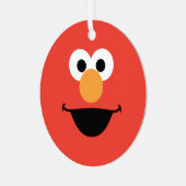 Elmo Face Art Metalen Ornament (Voorkant links)