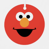 Elmo Face Art Metalen Ornament (Voorkant)