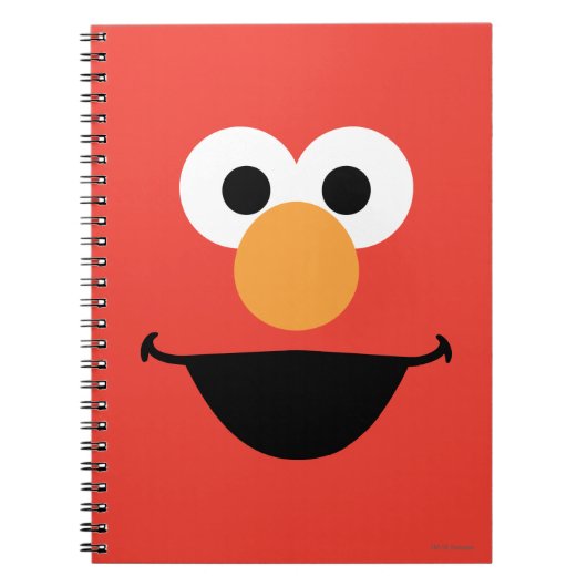 Elmo Face Art Notitieboek (Voorkant)