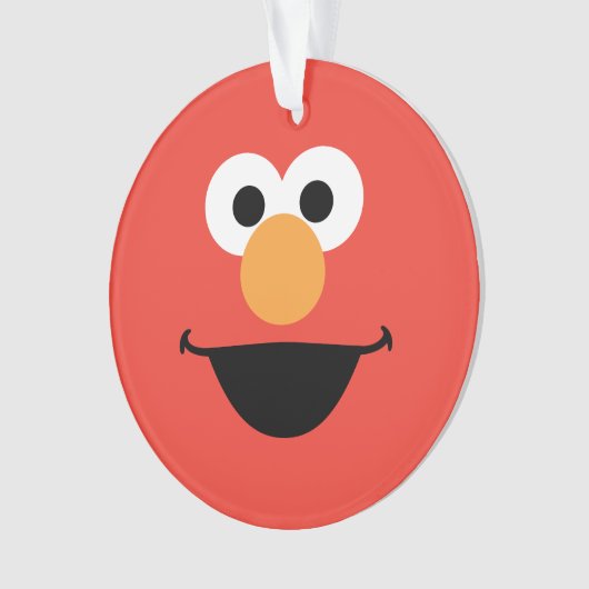 Elmo Face Art Ornament (voorkant)