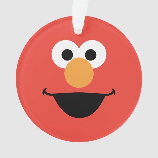 Elmo Face Art Ornament (voorkant)