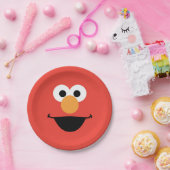 Elmo Face Art Papieren Bordje (Feest)