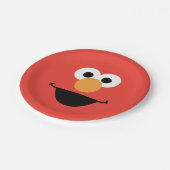 Elmo Face Art Papieren Bordje (Gekanteld)