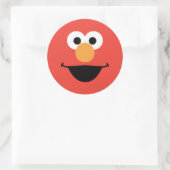 Elmo Face Art Ronde Sticker (Tas)
