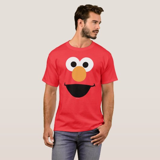 Elmo Face Art T-shirt (Voorkant volledig)