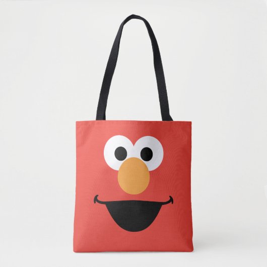 Elmo Face Art Tote Bag (Voorkant)