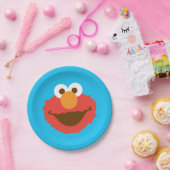 Elmo Face Papieren Bordje (Feest)